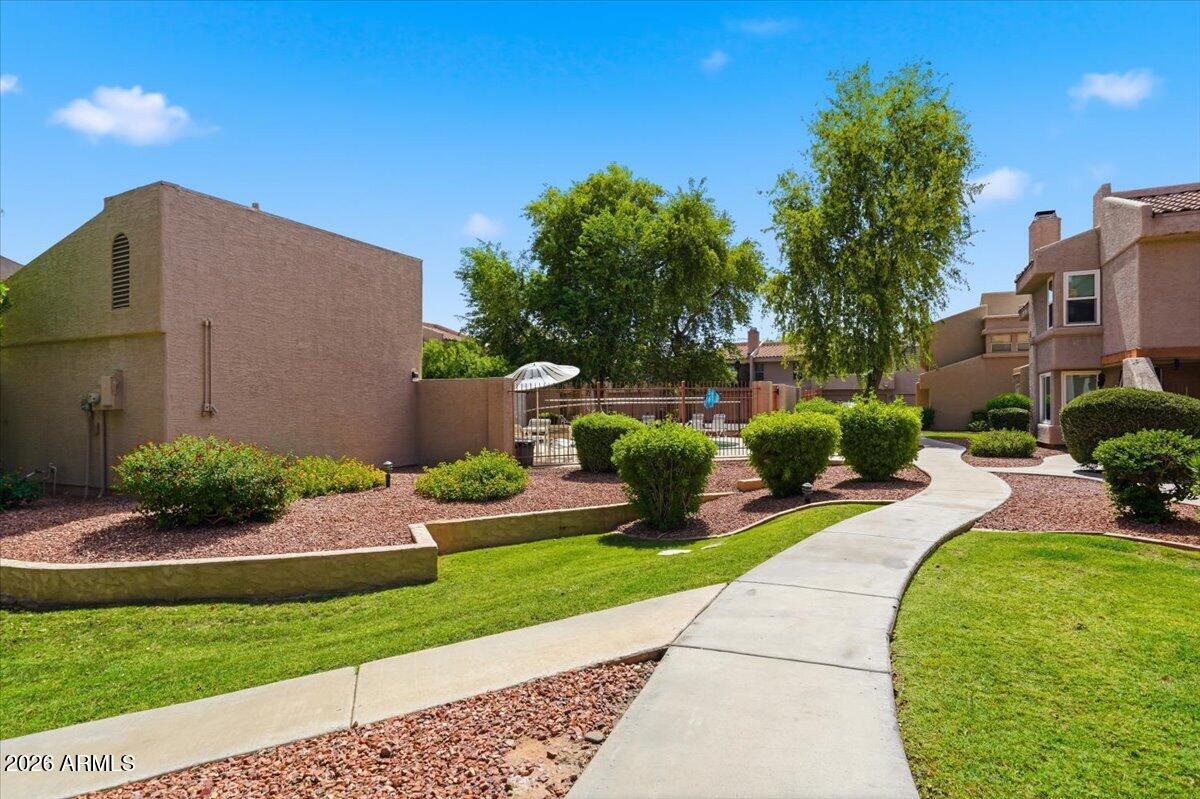 2834 South Ext Road, Unit 2010 Mesa, AZ 85210 - Photo 31 of 36 Greenbelt to Pool