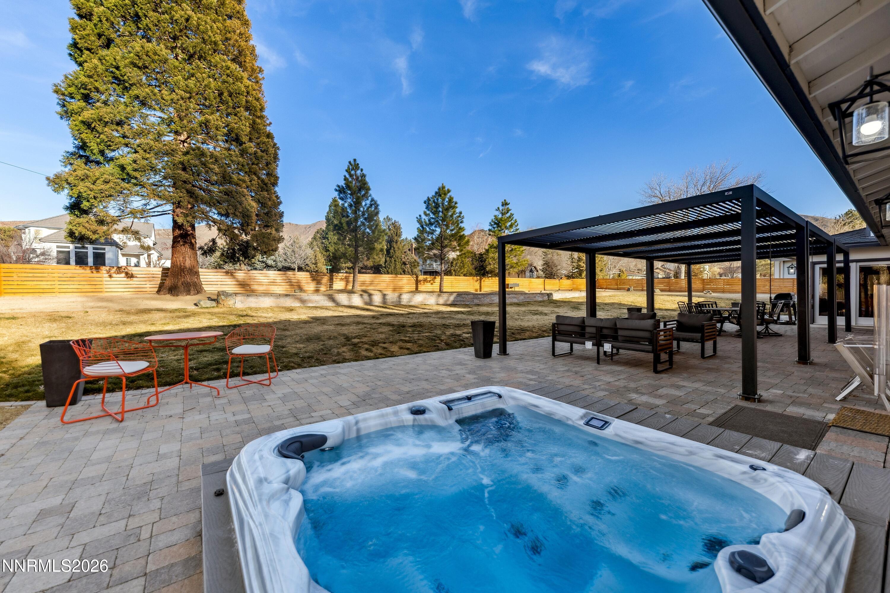 3620 East Hidden Valley Drive Reno, NV 89502 - Photo 50 of 67 swimming pool view with a outdoor seating