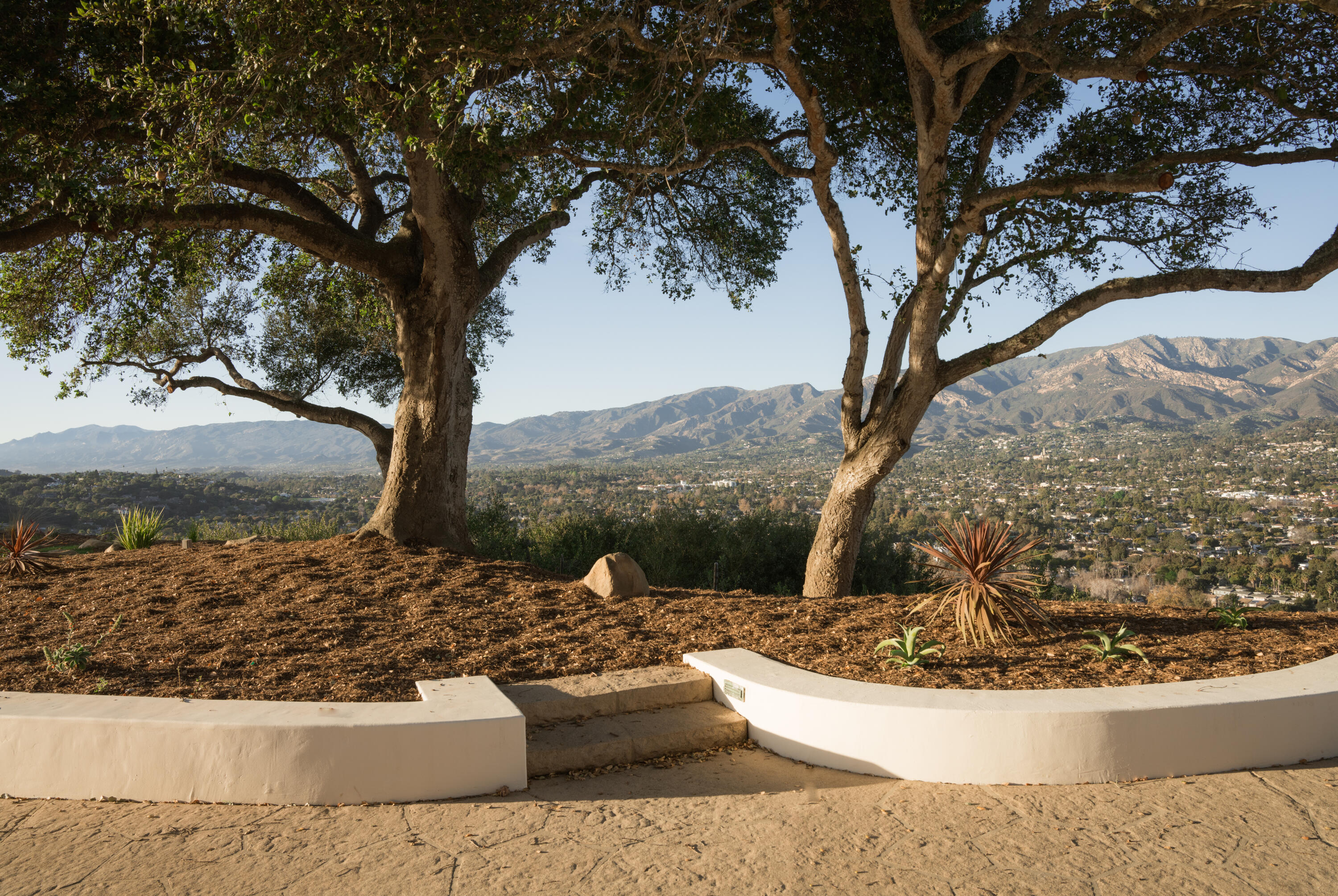 848 Miramonte Drive Santa Barbara, CA 93109 - Photo 31 of 35 Backyard Patio & Mountain View