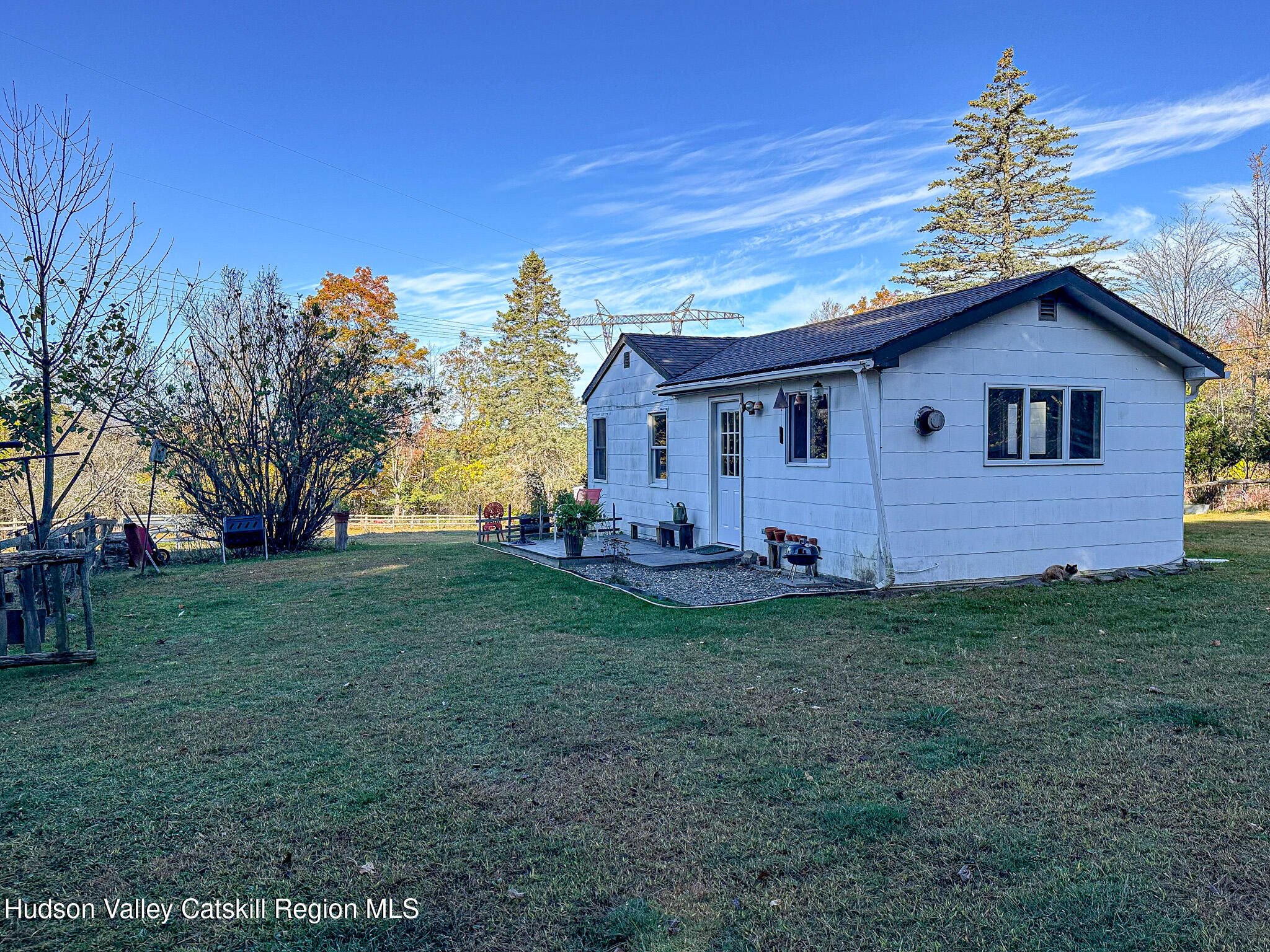 91 Drake Hill Road Greenville, NY 12431 - Photo 18 of 28 a view of a backyard with a garden