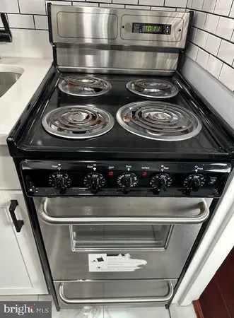 a close view of stove top oven