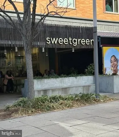 a view of a street sign