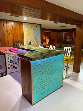 a bathroom with a sink and toilet