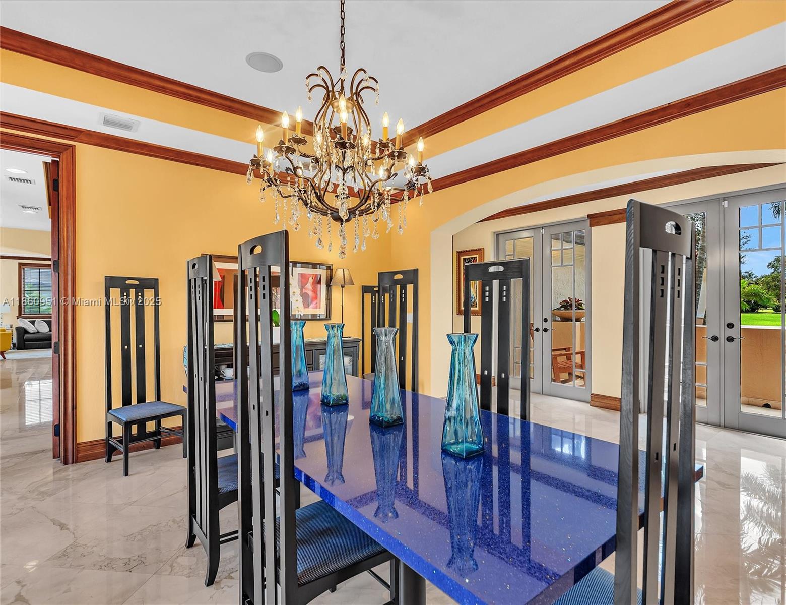 13425 Southwest 37th Place Davie, FL 33330 - Photo 21 of 100 a view of a dining room with furniture and chandelier