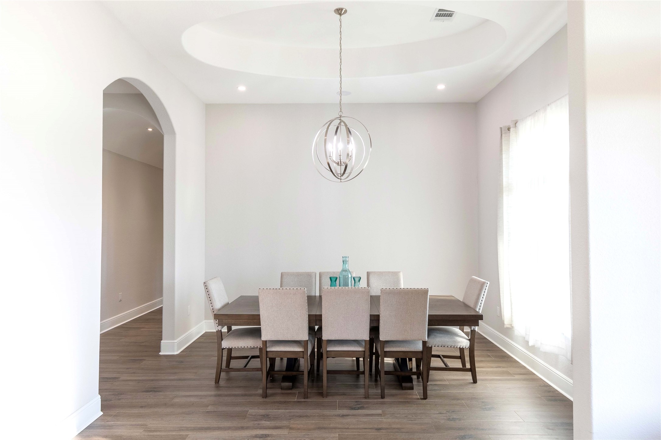 24445 Farm To Market 1887 Hempstead, TX 77445 - Photo 13 of 36 a view of a dining room with furniture and wooden floor