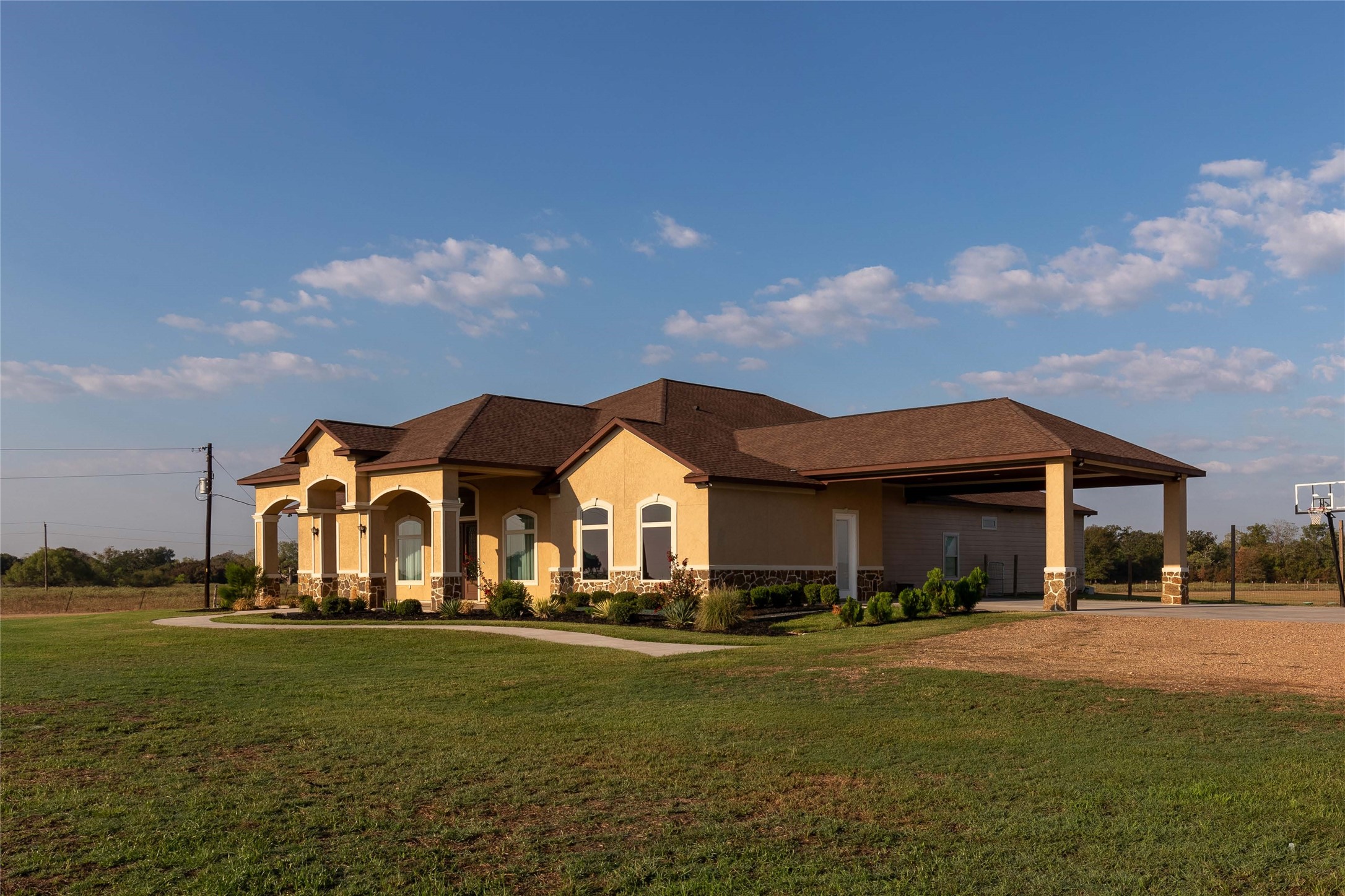 24445 Farm To Market 1887 Hempstead, TX 77445 - Photo 35 of 36 a front view of house with yard