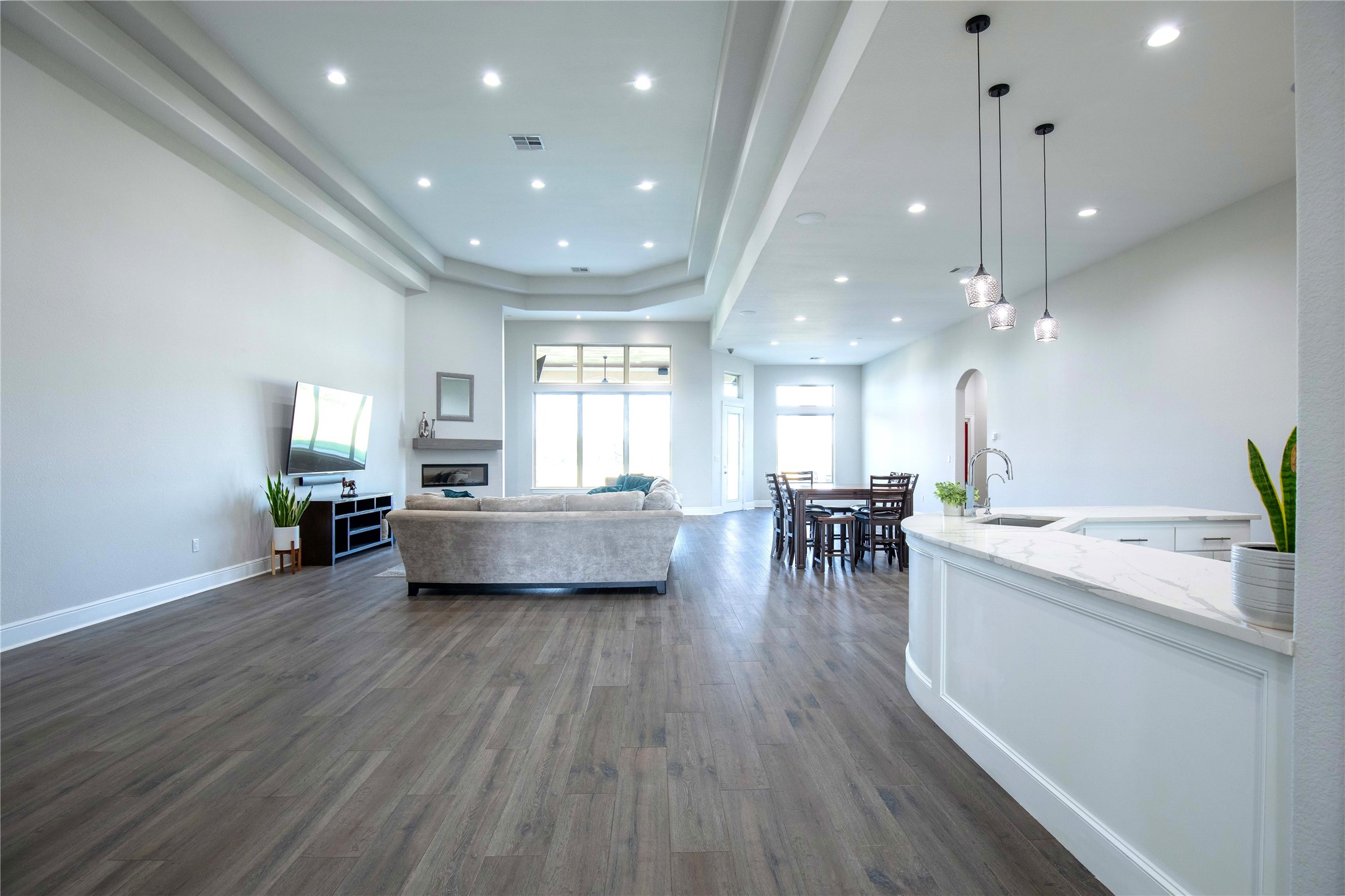 24445 Farm To Market 1887 Hempstead, TX 77445 - Photo 5 of 36 a living room with furniture and a wooden floor