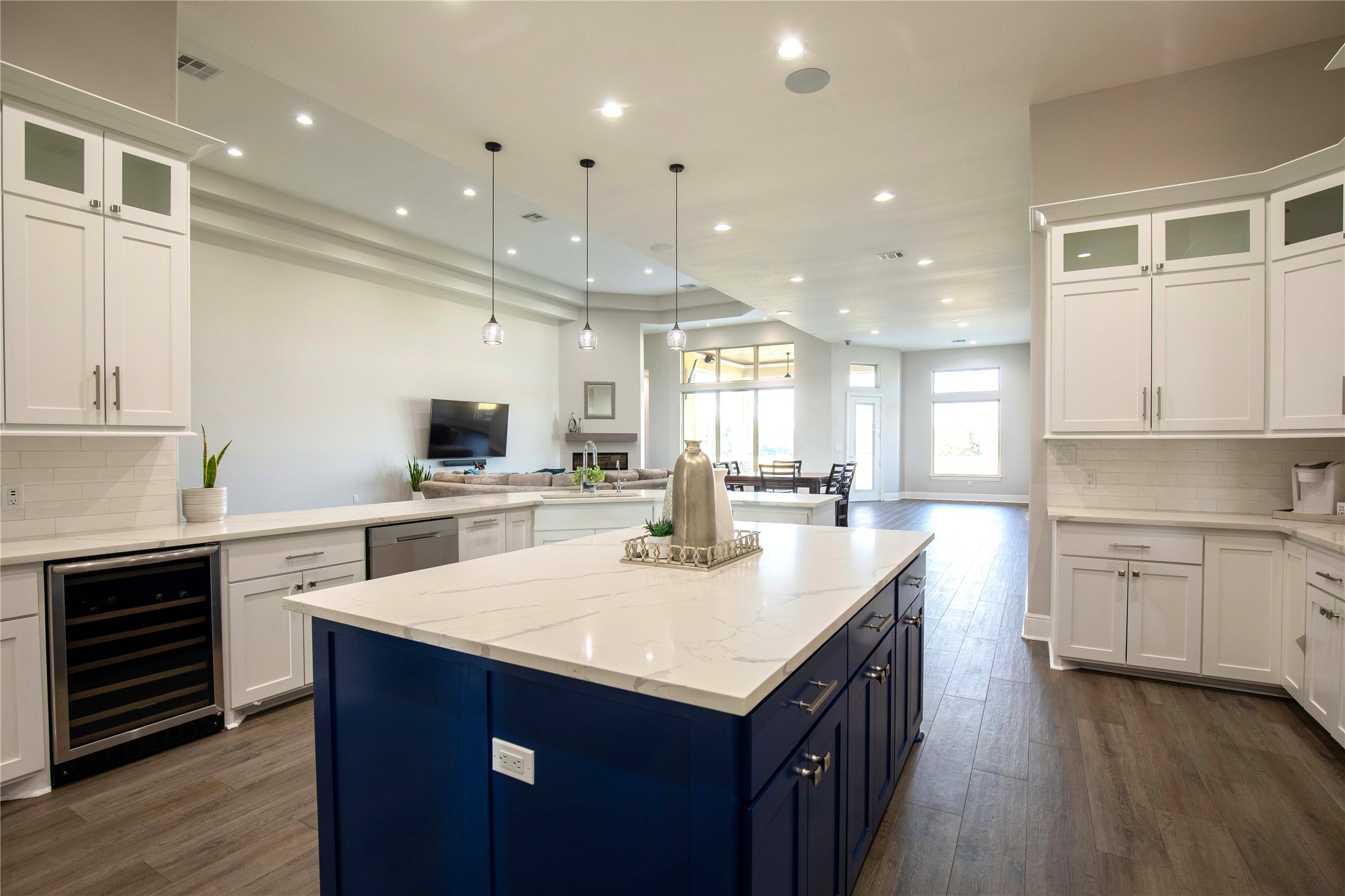 24445 Farm To Market 1887 Hempstead, TX 77445 - Photo 8 of 36 a kitchen with a sink window and cabinets
