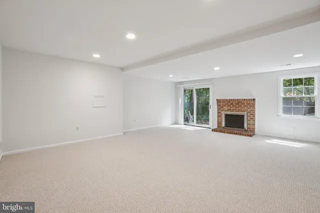 a bathroom with a sink vanity and a mirror