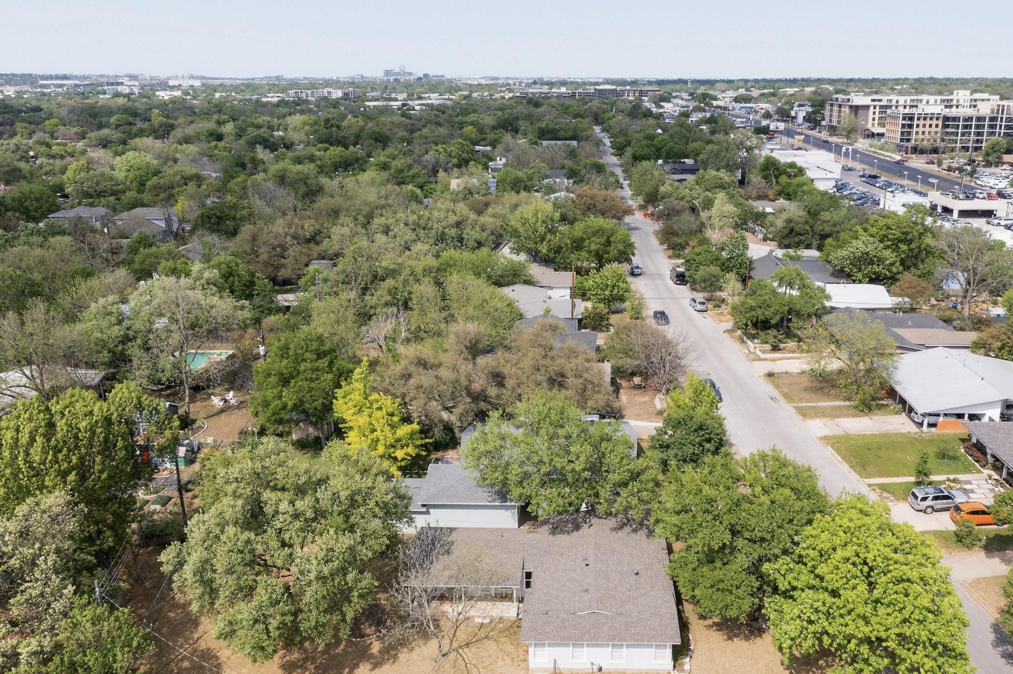 6808 Daugherty Street Austin, TX 78757 - Photo 4 of 20 an aerial view of a city