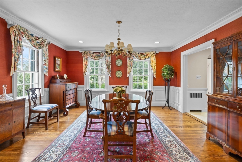29 Woodcliff Road Wellesley, MA 02481 - Photo 3 of 31 a view of a dining room with furniture window and wooden floor