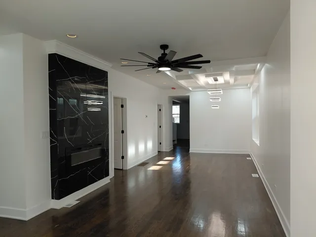 wooden floor in an empty room