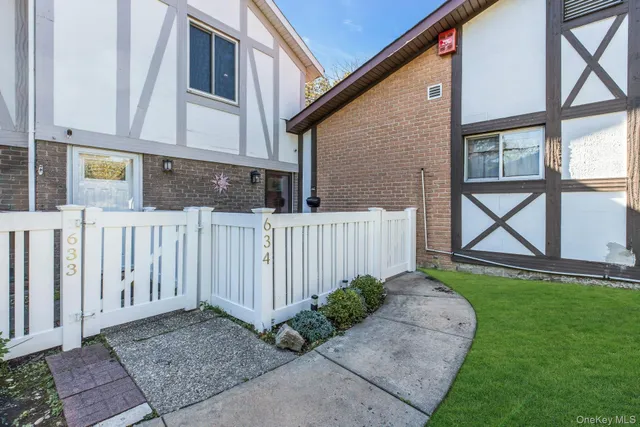 a backyard of a house