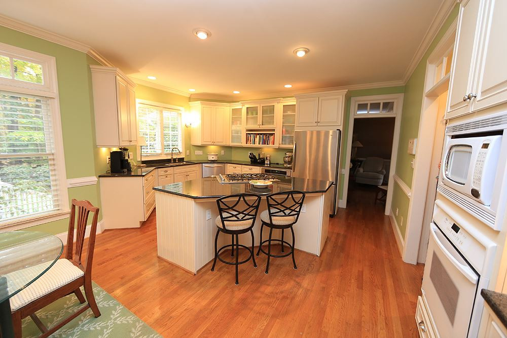 5500 Breamore Circle Raleigh, NC 27615 - Photo 5 of 18 Remodeled Kitchen w Granite Two Ovens Separate Microwave and SS Dishwasher