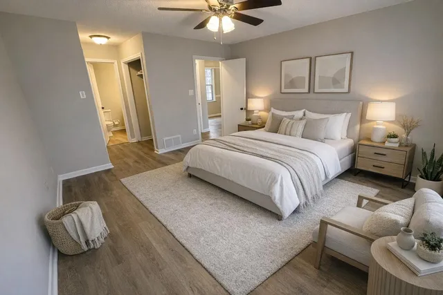 a view of walk in closet