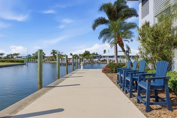 a view of a lake and outdoor space