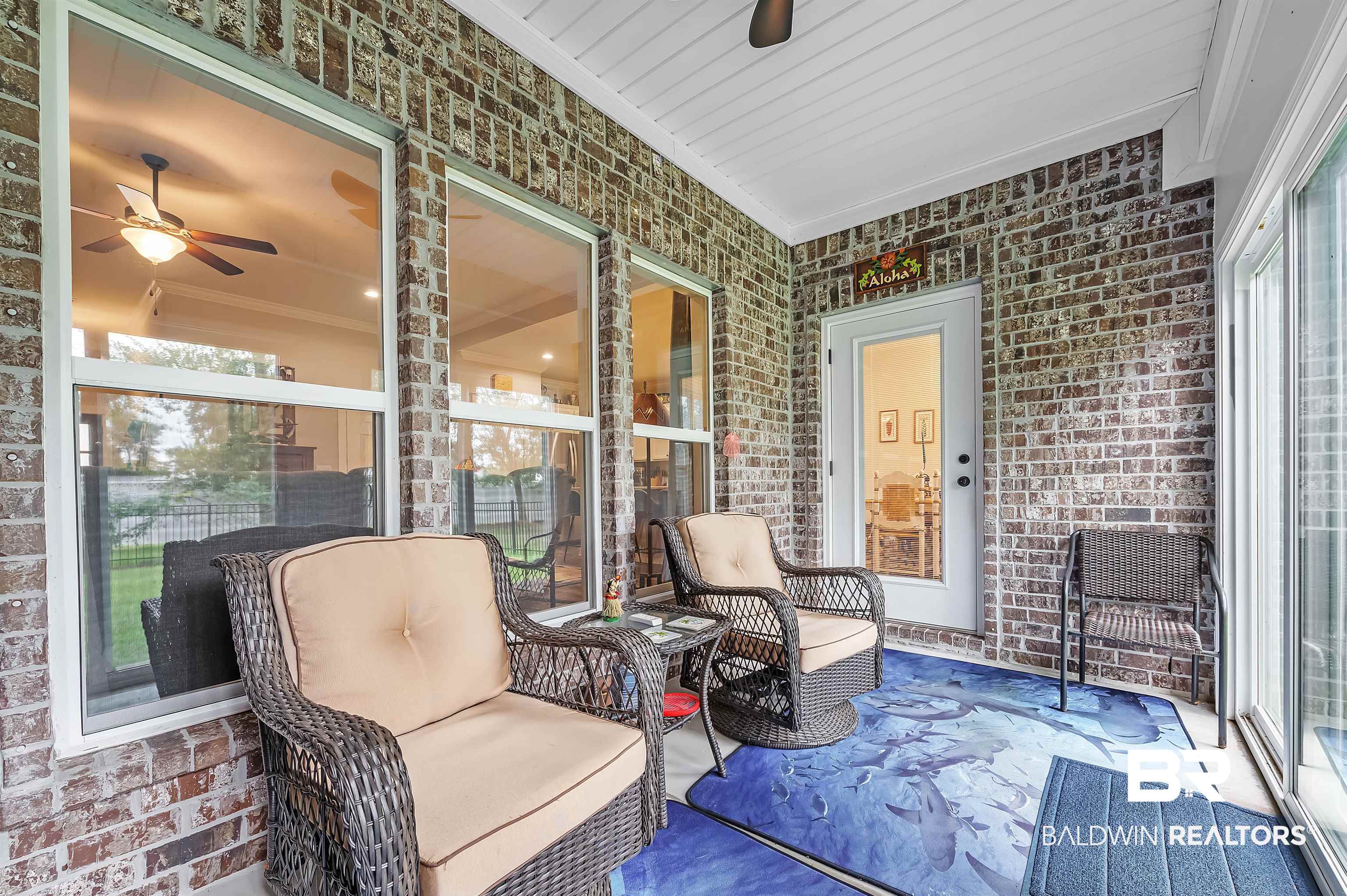 185 Mark Twain Loop Foley, AL 36535 - Photo 39 of 54 Sunroom / solarium featuring ceiling fan