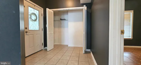 a view of an entryway door