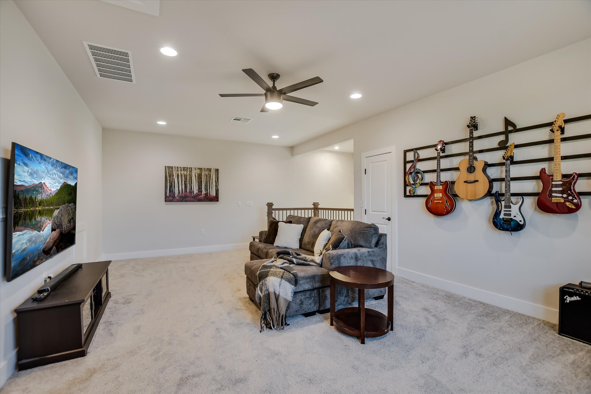332 Axis Loop Georgetown, TX 78628 - Photo 22 of 37 Upstairs Media & Game Room