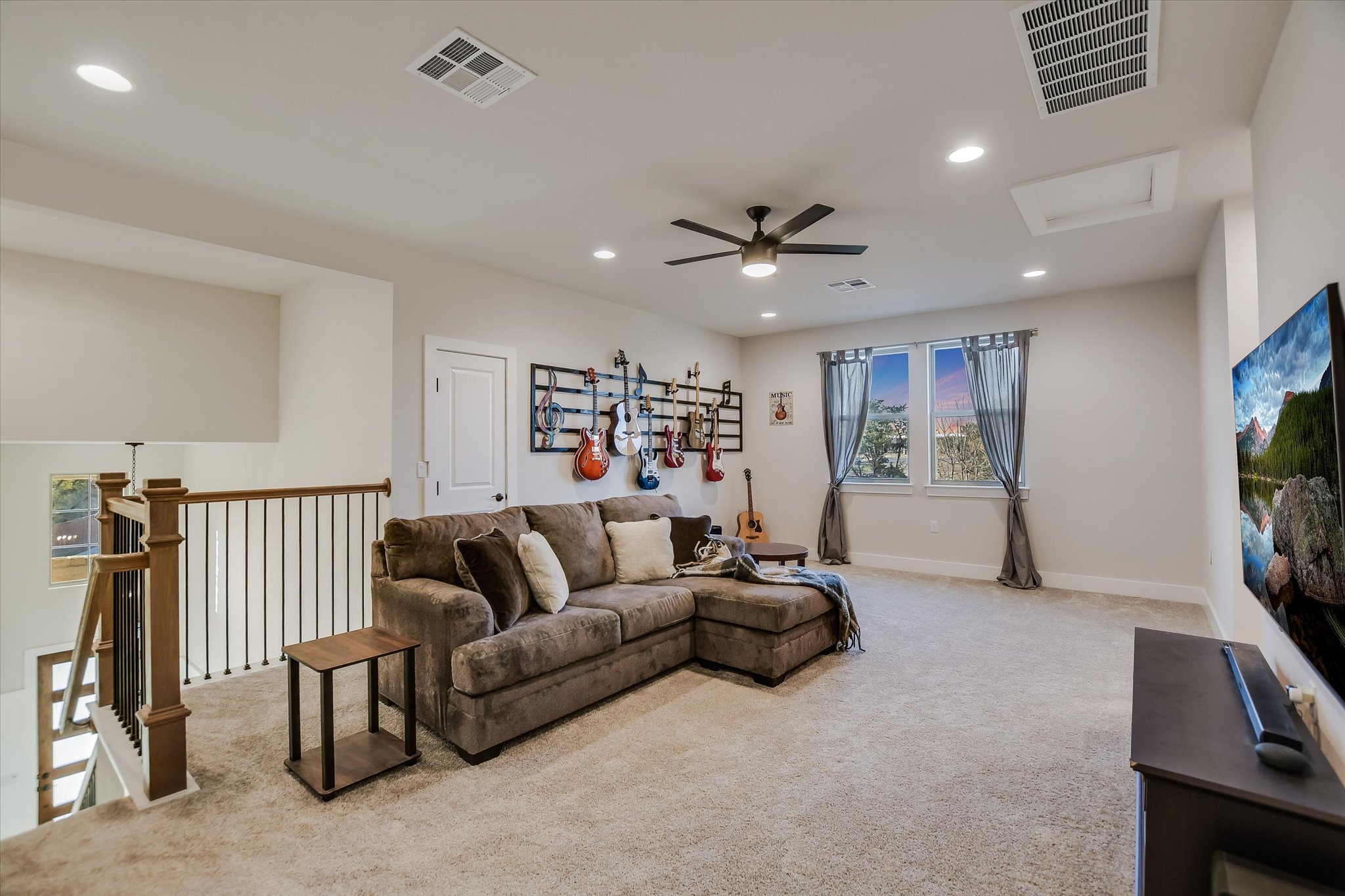 332 Axis Loop Georgetown, TX 78628 - Photo 24 of 37 Upstairs Media & Game Room (alt view)