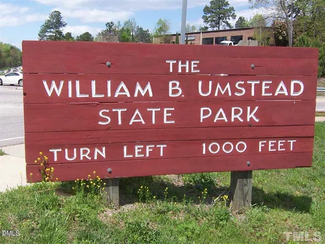 a view of outdoor with sign board