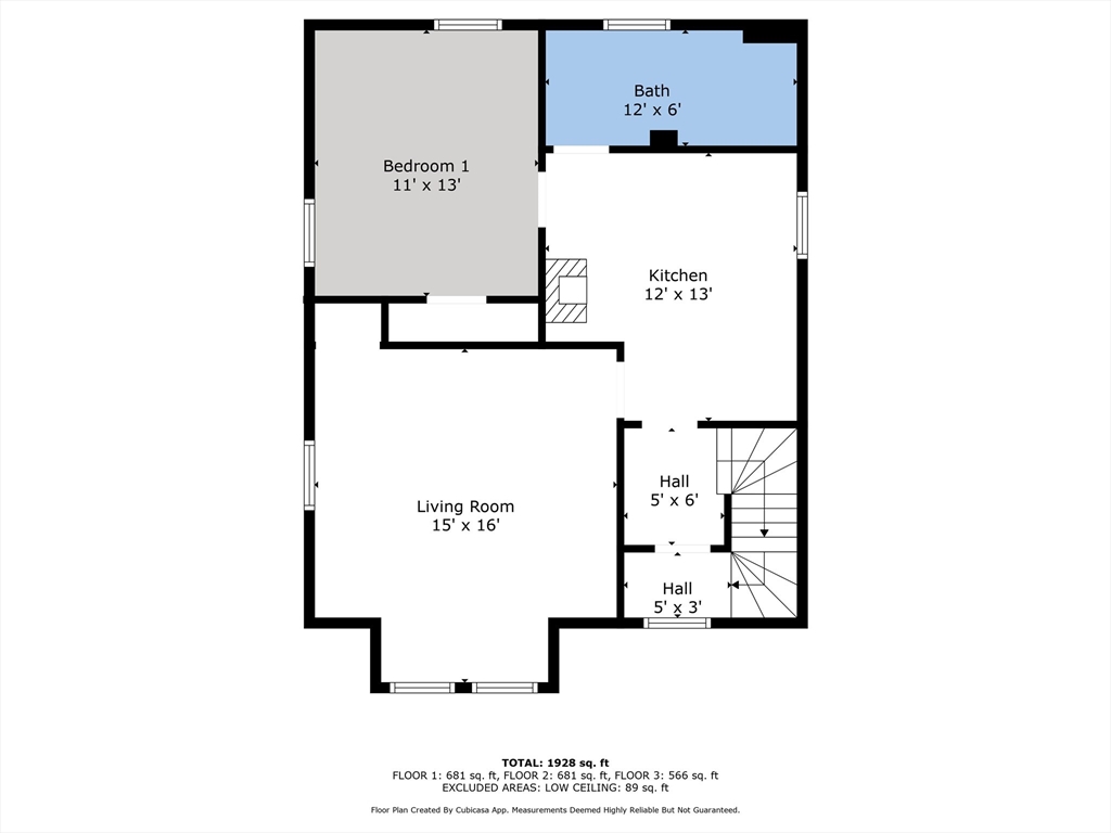 45 Garfield Street Fall River, MA 02721 - Photo 36 of 38 a picture of a floor plan