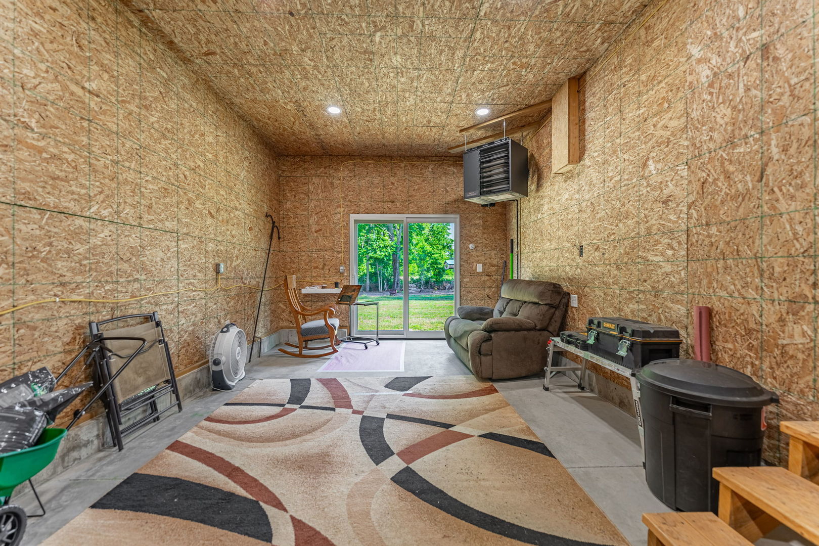 102 Sunset Lane Prophetstown, IL 61277 - Photo 29 of 41 a living room with furniture and a fireplace