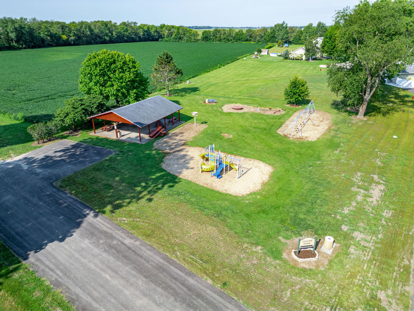 102 Sunset Lane Prophetstown, IL 61277 - Photo 39 of 41 a aerial view of a house with a yard