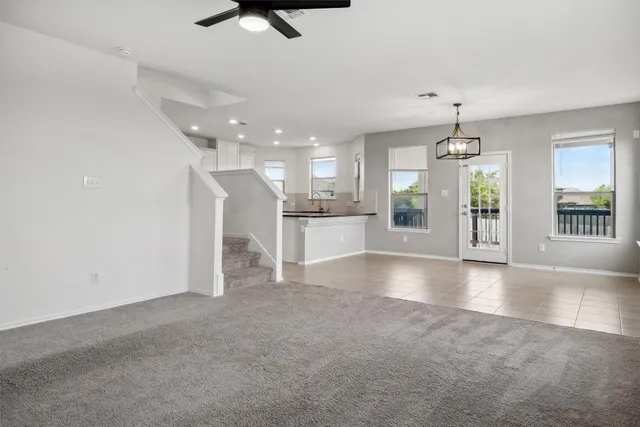 a view of an empty room