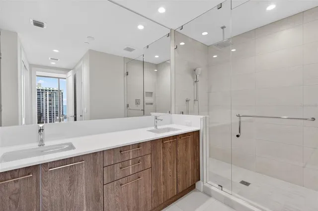 a view of balcony with city view