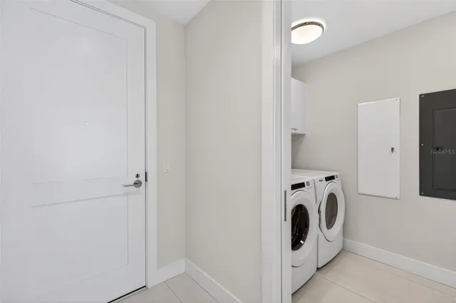 a city view with tall buildings