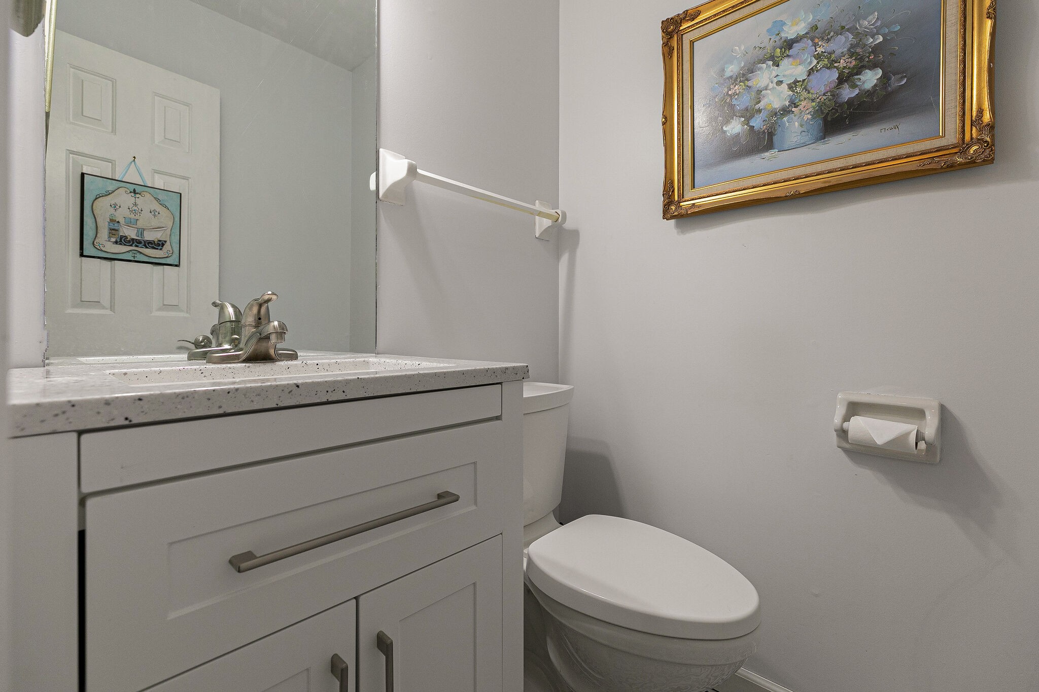 212 Gloucester Street Franklin, TN 37064 - Photo 11 of 23 a bathroom with a toilet sink and mirror