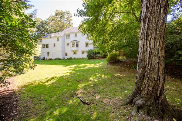 58 Lincoln Road Wellesley, MA 02481 - Photo 14 of 15 a view of a backyard with large trees