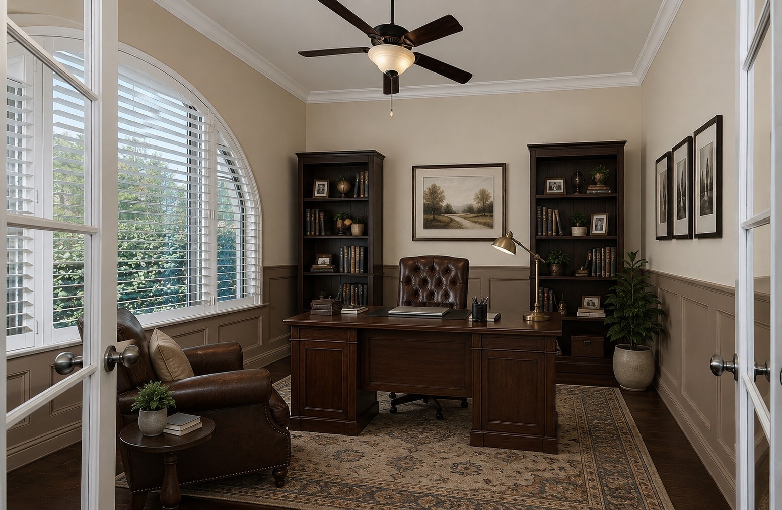 330 Mill Creek Road Pinehurst, TX 77362 - Photo 5 of 36 a view of a workspace with furniture and a window
