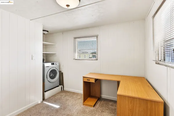 a room with storage and utility