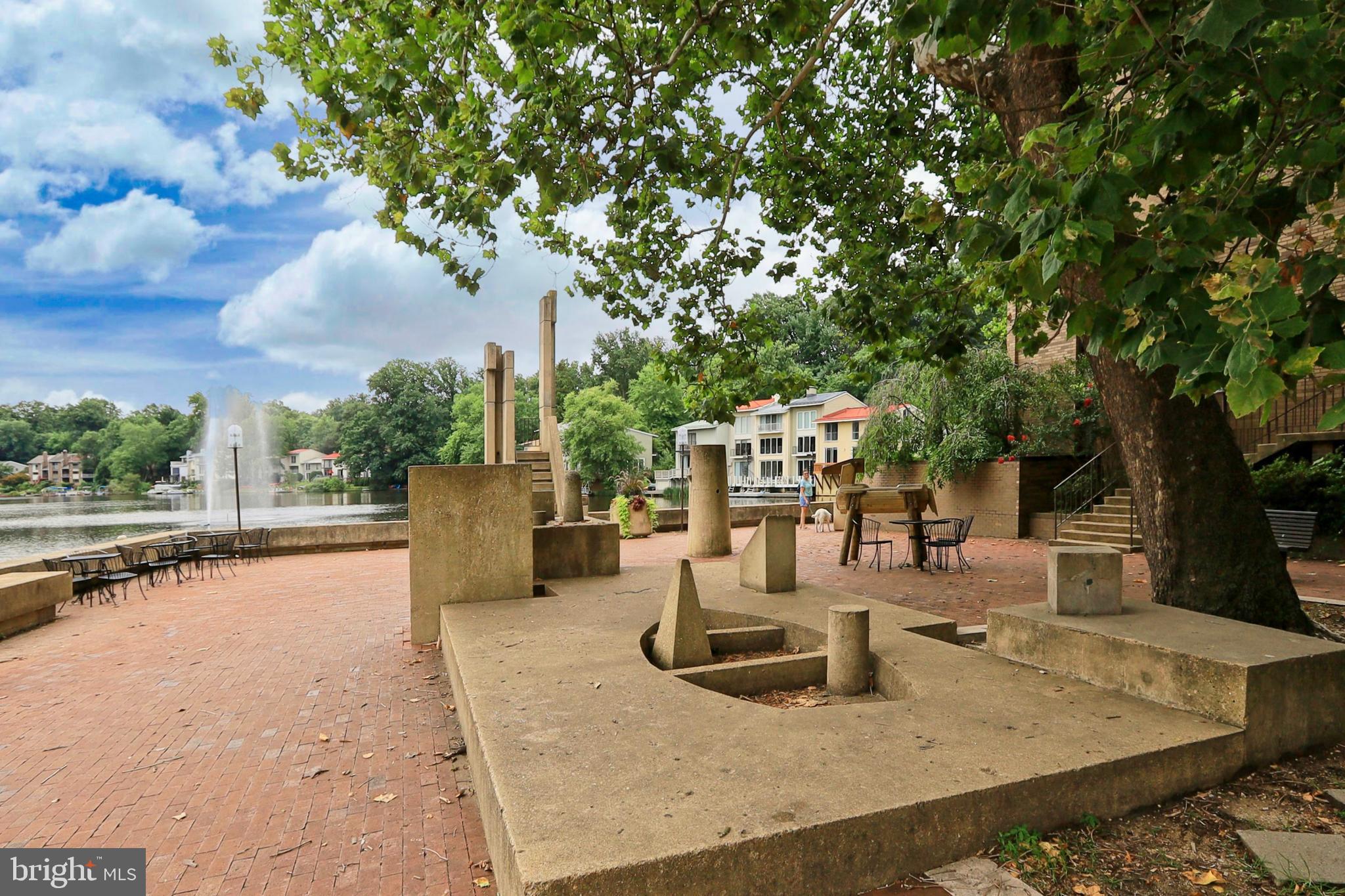 1682 Chimney House Road Reston, VA 20190 - Photo 48 of 56 Amazing sculptures and Lake Anne's fountain