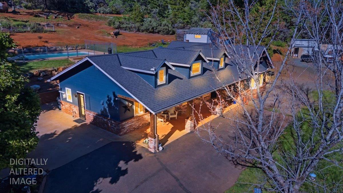 10784 Cole Way Grass Valley, CA 95945 - Photo 2 of 57 an aerial view of house with yard