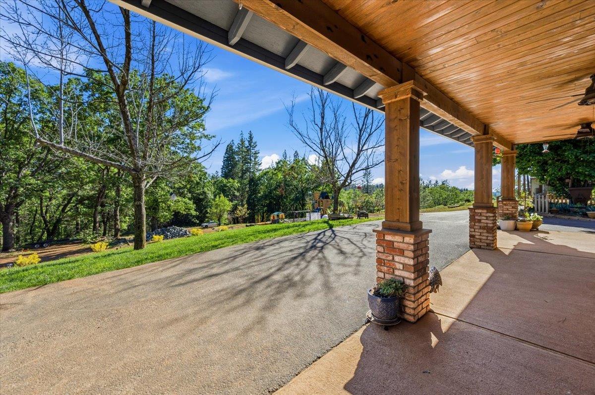 10784 Cole Way Grass Valley, CA 95945 - Photo 30 of 57 a view of a backyard with a patio