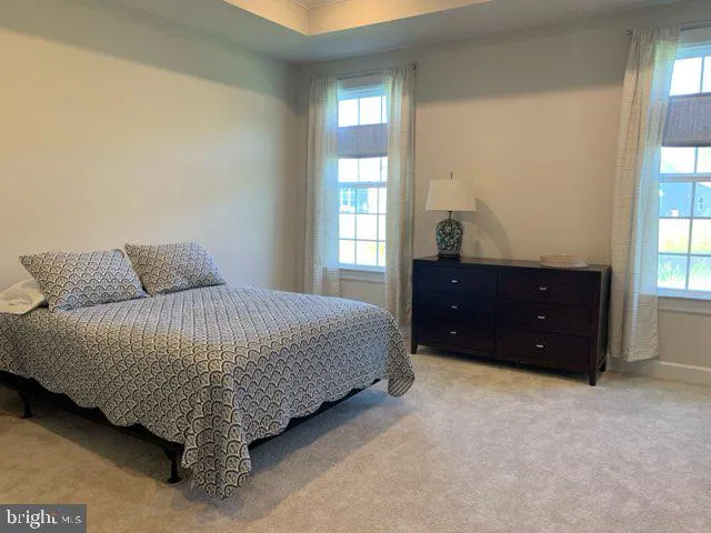 a bedroom with a bed and a closet