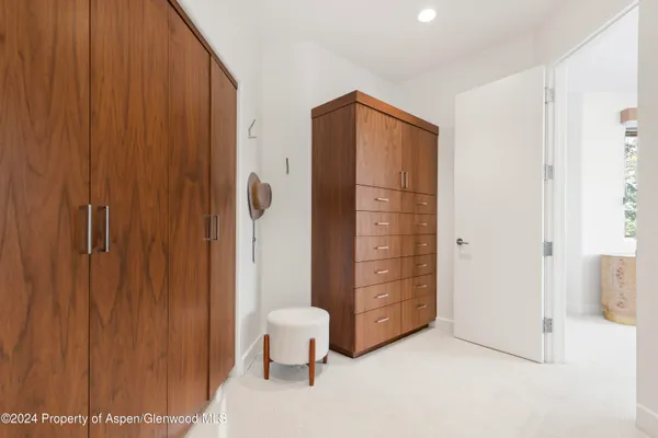 a view of room with walk in closet