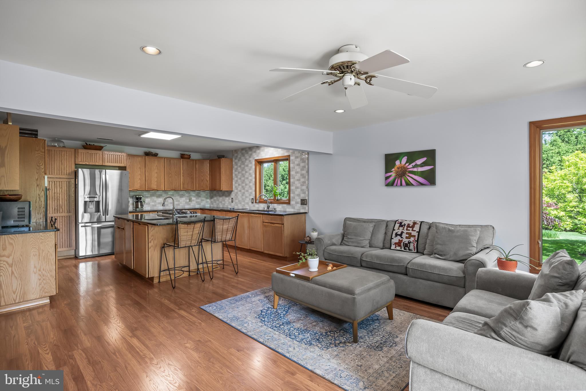 10 Marriott Drive Lumberton, NJ 08048 - Photo 19 of 60 a living room with furniture and kitchen view