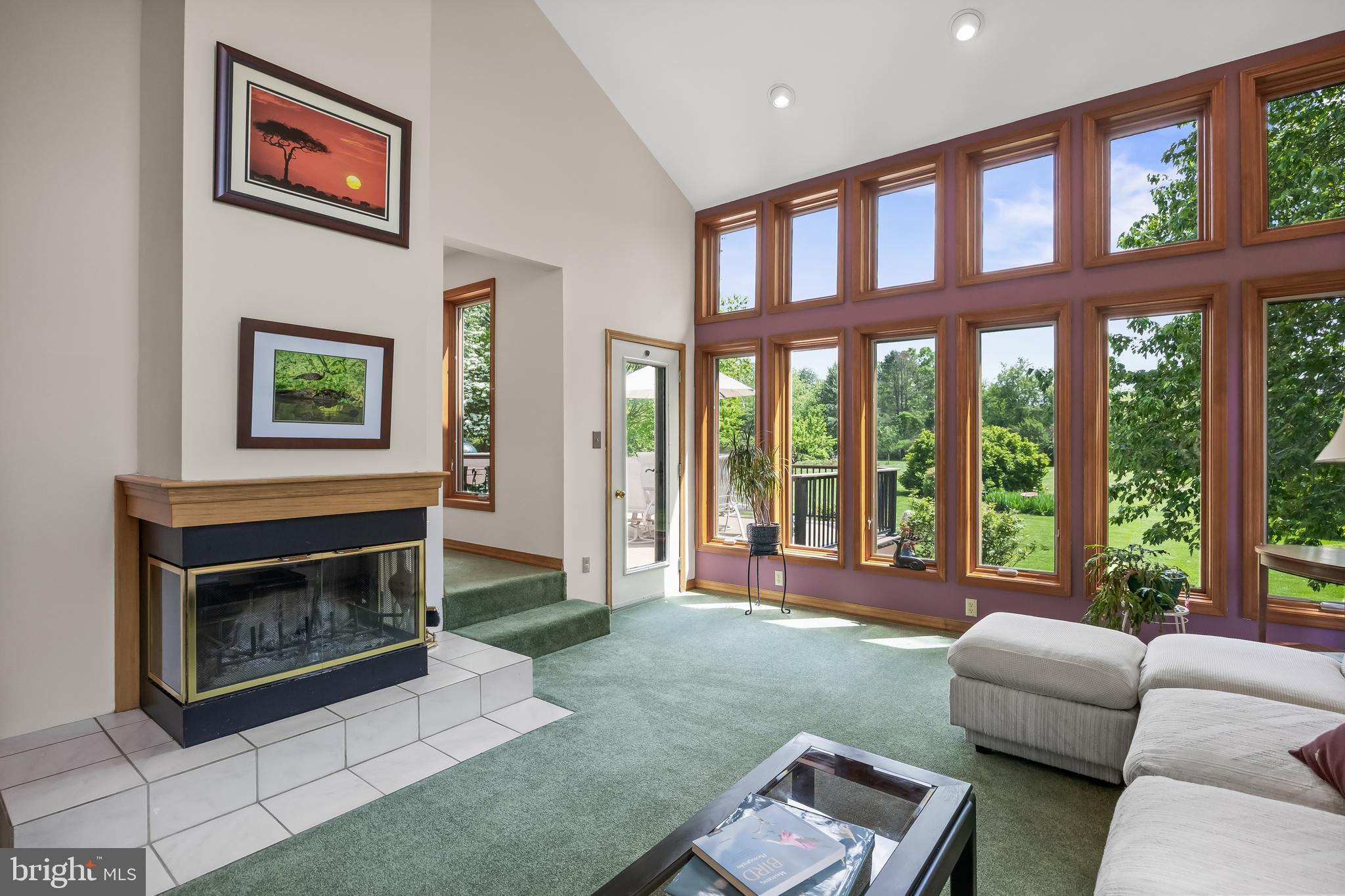 10 Marriott Drive Lumberton, NJ 08048 - Photo 8 of 60 a living room with furniture large window and a fireplace