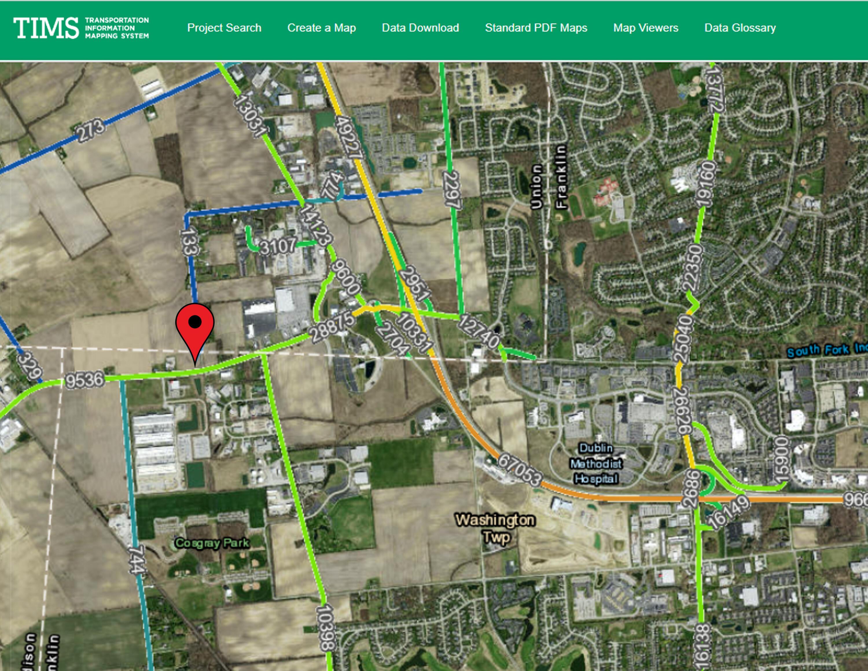 6761 Weldon Road Plain City, OH 43064 - Photo 7 of 8 Traffic Map