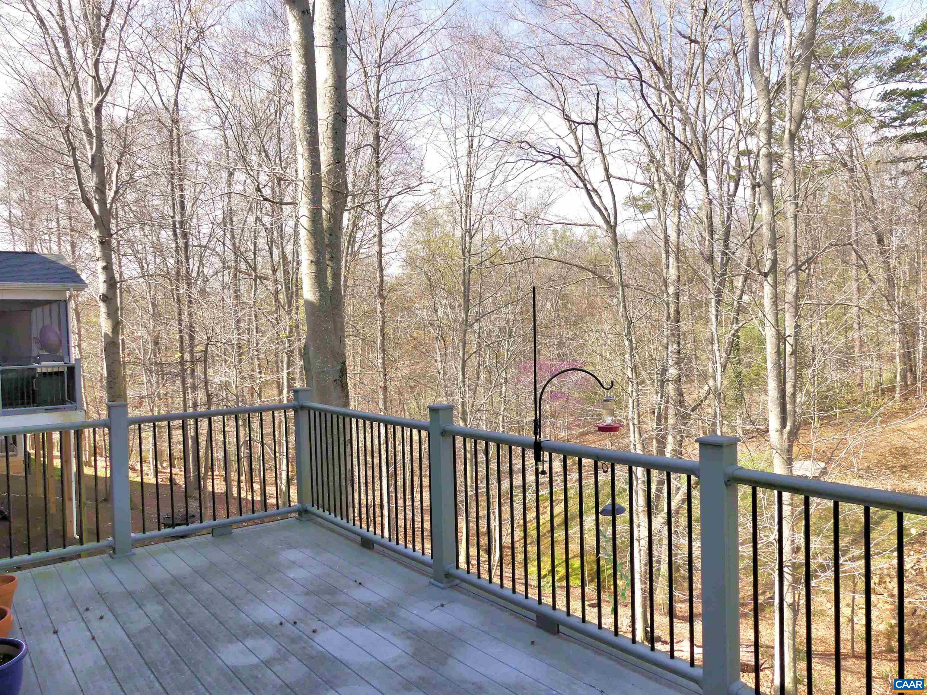 1318 Free State Drive Charlottesville, VA 22901 - Photo 18 of 46 a view of a balcony with a pot