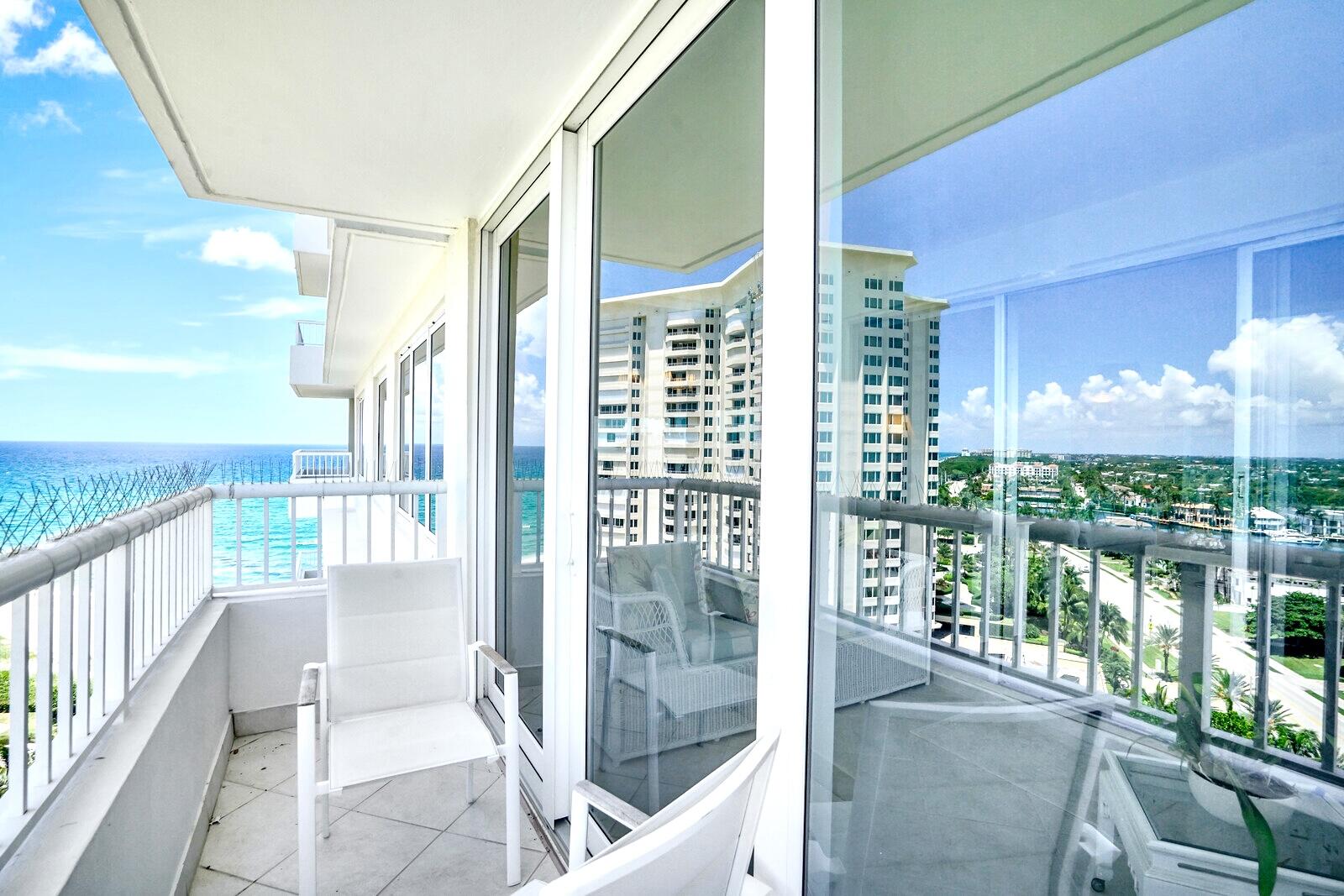 600 South Ocean Boulevard, Unit 1405 Boca Raton, FL 33432 - Photo 10 of 40 TERRACE/OCEAN VIEWS
