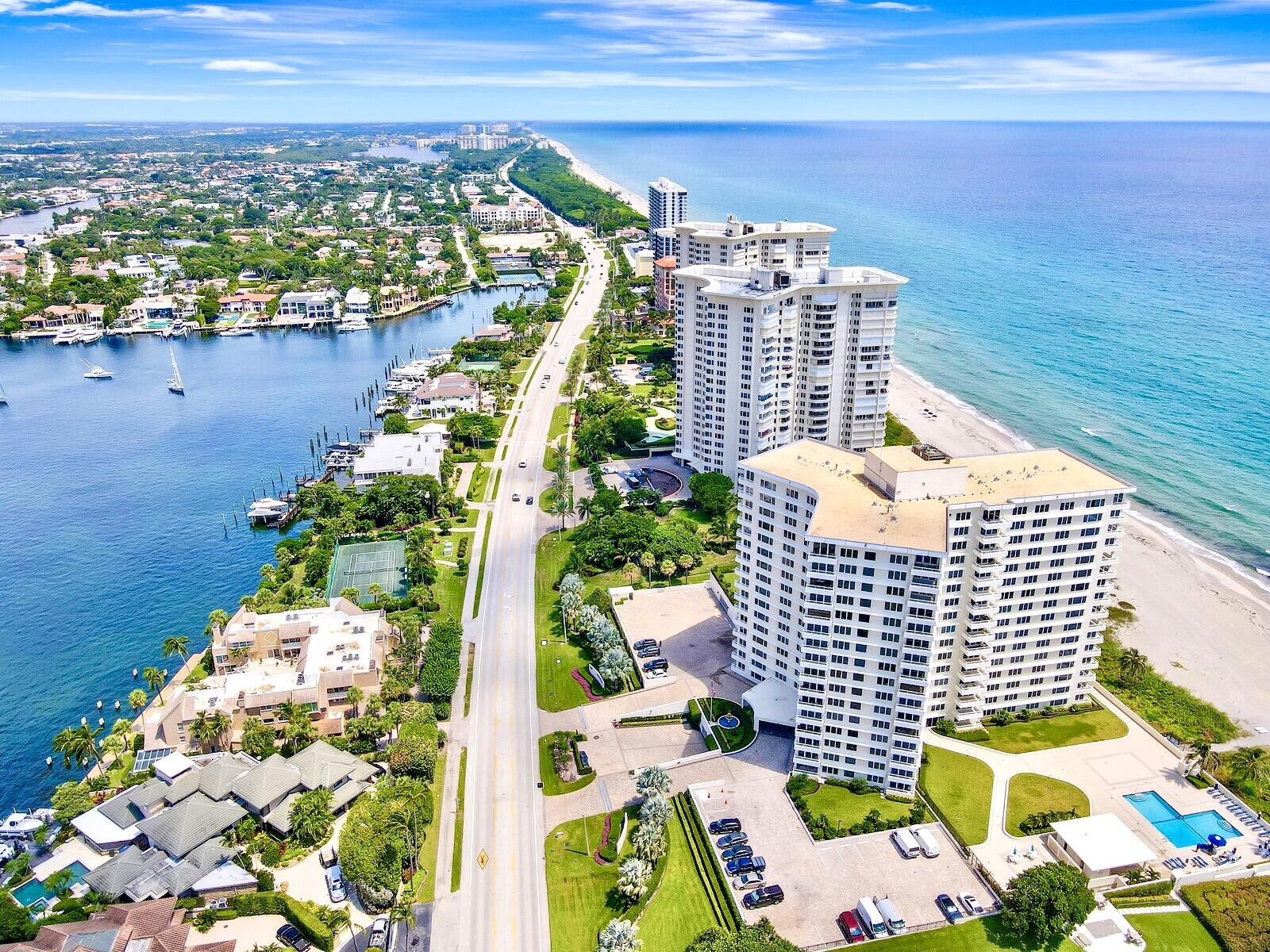 600 South Ocean Boulevard, Unit 1405 Boca Raton, FL 33432 - Photo 15 of 40 AERIAL: DUE NORTH