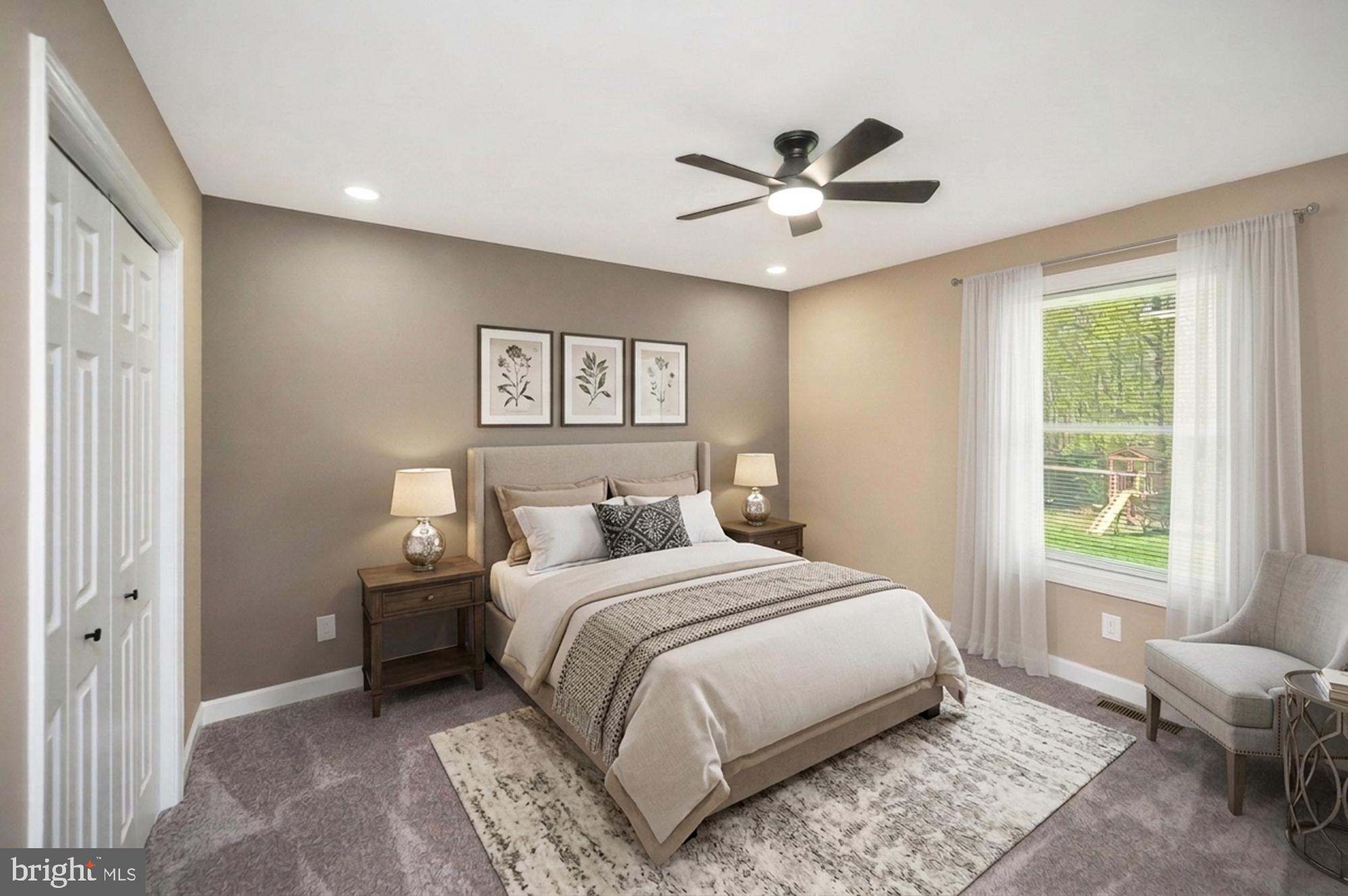 13452 Post Oak Road Spotsylvania, VA 22551 - Photo 30 of 56 a bedroom with a bed and a window