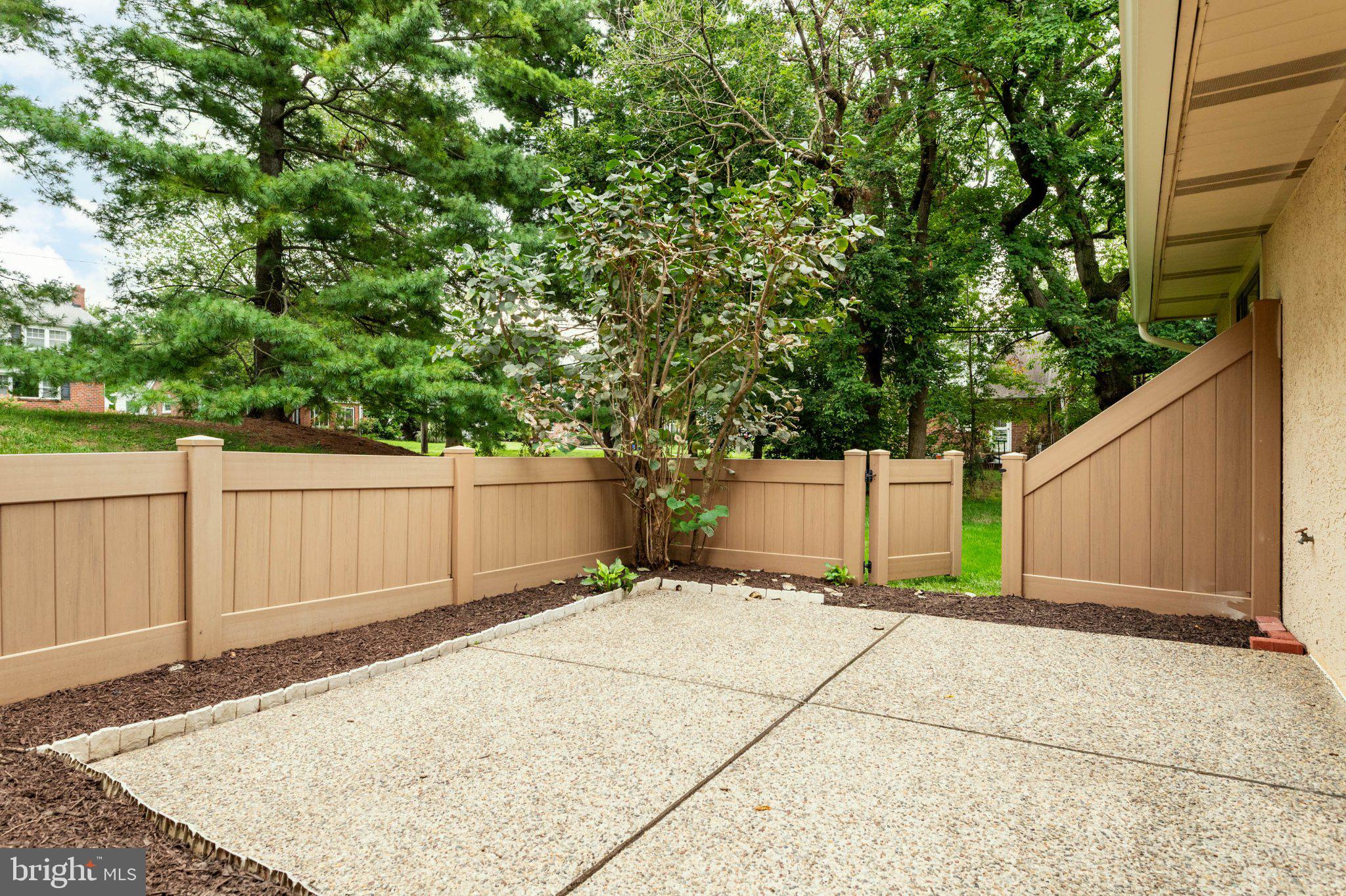 731 Wynnewood Road, Unit 18 Ardmore, PA 19003 - Photo 32 of 33 Private patio outside of the kitchen