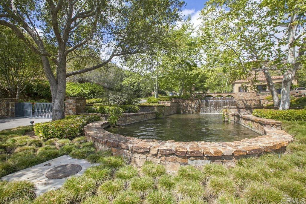 82 El Brazo Rancho Santa Fe, CA 92067 - Photo 17 of 23 a view of a water fountain in front of a house