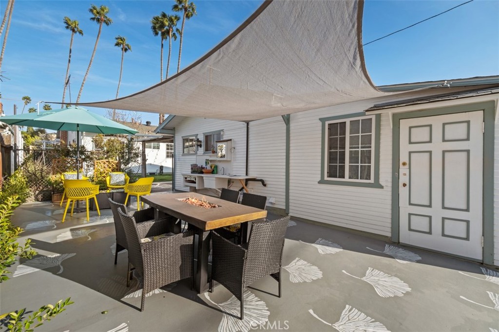 5117 Vincent Avenue Eagle Rock, CA 90041 - Photo 31 of 46 a view of a dining room with furniture window and outside view
